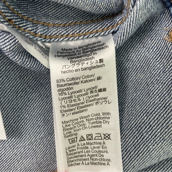 J. Crew Women's Blue Solid Stretch Mid Rise Straight Cropped Jeans Size 29 NWT - Picture 4 of 8